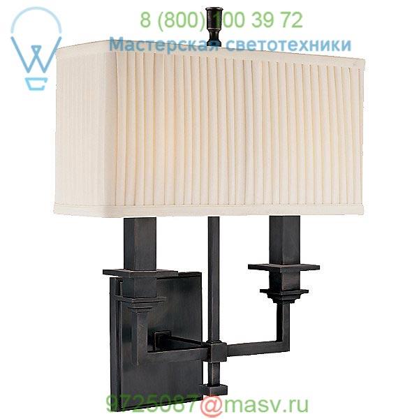 Berwick 2 Light Wall Sconce 242-AGB Hudson Valley Lighting, настенный светильник