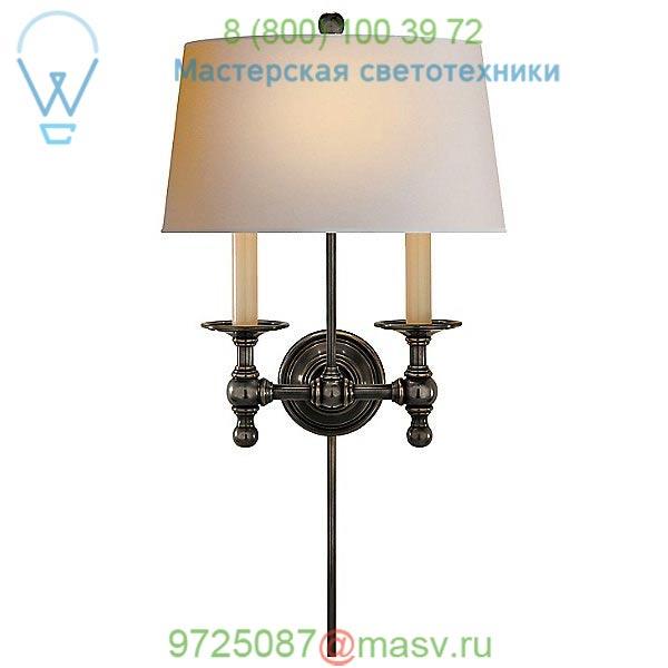 Visual Comfort SL 2817AN-NP Classic Two-Light Wall Sconce, настенный светильник бра