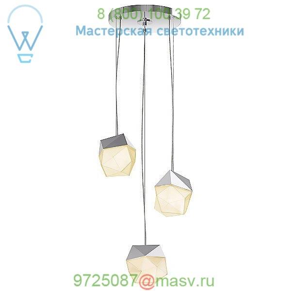 SONNEMAN Lighting Facets Multi Light LED Pendant Light 3003.01-SML, светильник