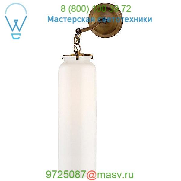 Katie Cylinder Bathroom Wall Light Visual Comfort TOB 2226BZ/G3-CG, настенный бра