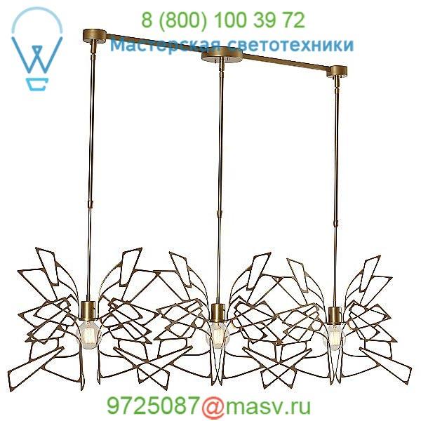 Vermont Modern 136533-1002 Monarch 3 Light Multipoint Pendant Light, светильник