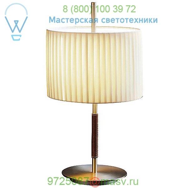 Danona Mini Table Lamp (White Ribbon/Nickel Dark Leather/Small) - OPEN BOX RETURN Bover OB-2023160U/P004U, опенбокс