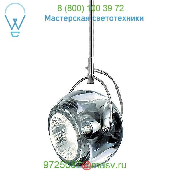 Fabbian Beluga Color One Light Pendant - D57A11 (Tr/PlChr) - OPENBOX OB-D57A11 A 00, опенбокс