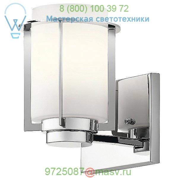 Chagrin Bathroom Wall Sconce Kichler 45946CH, настенный светильник