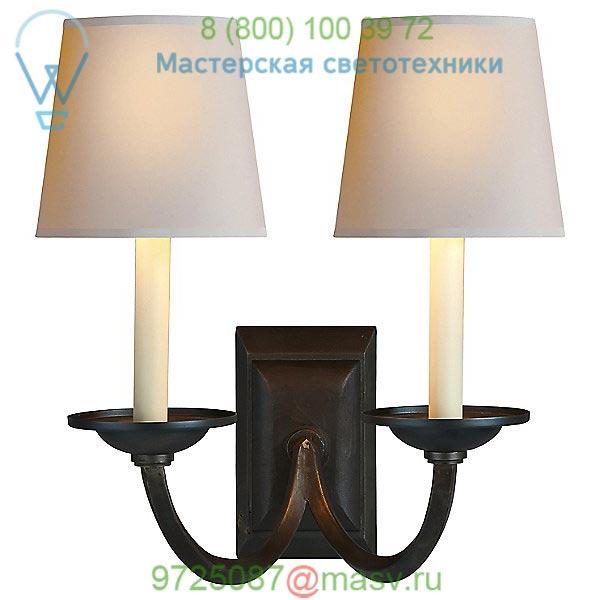 CHD 1496AI-NP Flemish 2-Light Wall Light Visual Comfort, настенный светильник бра