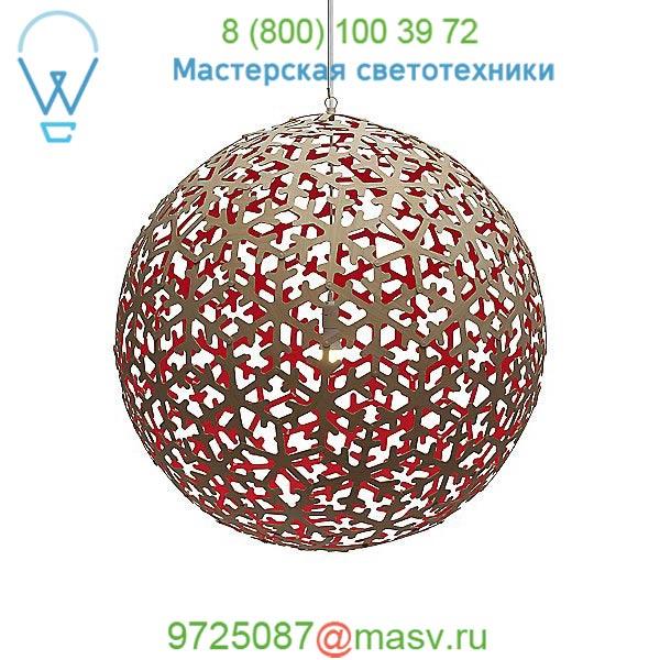 Pola Pendant Light PLA-0800-NAT-AQU David Trubridge, светильник