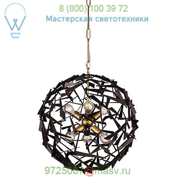 Bermuda Orb Pendant Light 286C03AGRB Varaluz, светильник