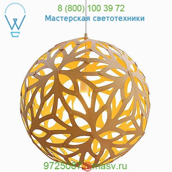 FLO-0800-NAT-WHI Floral Pendant Light David Trubridge, светильник