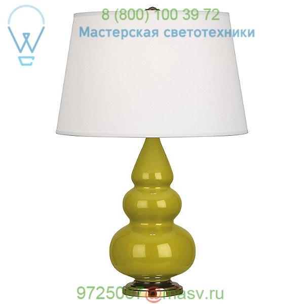 Small Triple Gourd Table Lamp with Metal Base CR32X Robert Abbey, настольная лампа