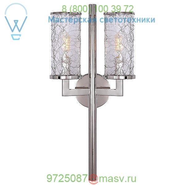 Liaison Double Wall Sconce KW 2201AB-CRG Visual Comfort, настенный светильник бра