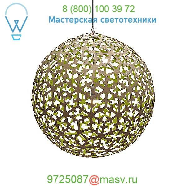 PLA-0800-NAT-AQU David Trubridge Pola Pendant Light, светильник