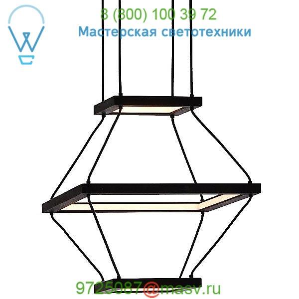 Hollis+morris Lantern LED Pendant Light LTRN Small W.Oak Black, светильник