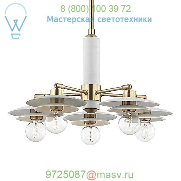 Mitzi - Hudson Valley Lighting H175805-AGB/WH Milla Chandelier, светильник