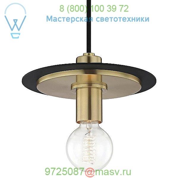 H137701S-AGB/BK Mitzi - Hudson Valley Lighting Milo Pendant Light, светильник