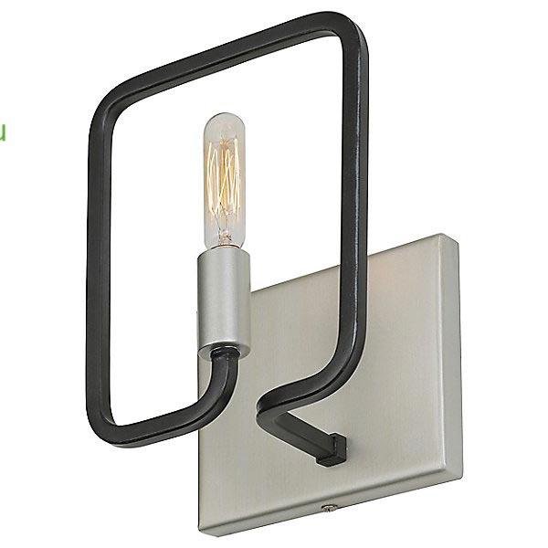 317B01SOCB Varaluz Rectangulo Bath Sconce, настенный бра