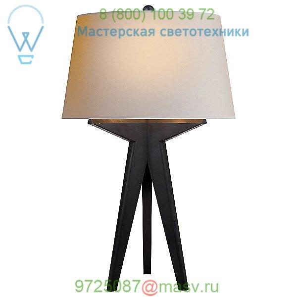 Visual Comfort CHA 8994AI-NP Russell Modern Tripod Table Lamp, настольная лампа