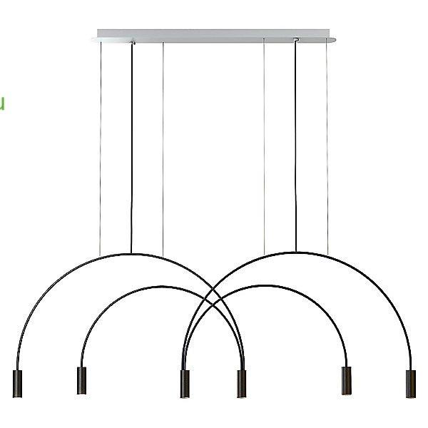 Estiluz Volta_L92.2T_26.26.26 Volta L92.2T Linear Suspension Light, светильник