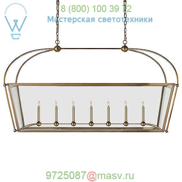 Visual Comfort Plantation 7-Light Linear Suspension Light CHC 5438AB-CG, светильник