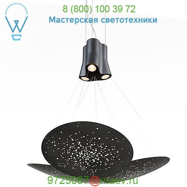 F46A05A76 Lens Triple Pendant Light Fabbian, светильник