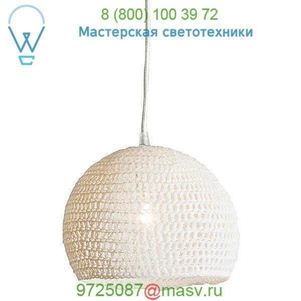 Trama 1 Pendant Light TRAMA 1 WHITE/YELLOW CABLE In-Es Art Design, светильник