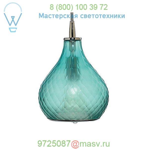 Small Cloud Pendant Light (Frosted Aqua Glass) - OPEN BOX Jamie Young Co. OB-5CLOU-SMFA, опенбокс