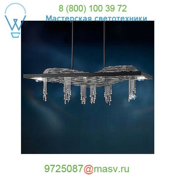 Swarovski Sevetti LED Linear Suspension Light STA500N-BK1S, светильник