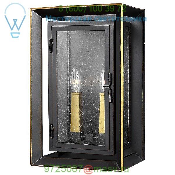 Urbandale 2 Light Outdoor Wall Sconce OL13801ANBZ/PBB Feiss, уличный настенный светильник