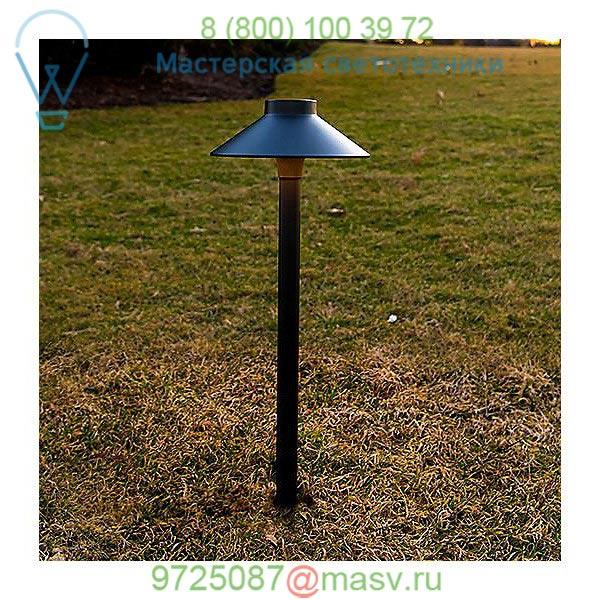 Mini Tiki LED 12V Area Light 6042-27BK WAC Lighting, светильник для садовых дорожек