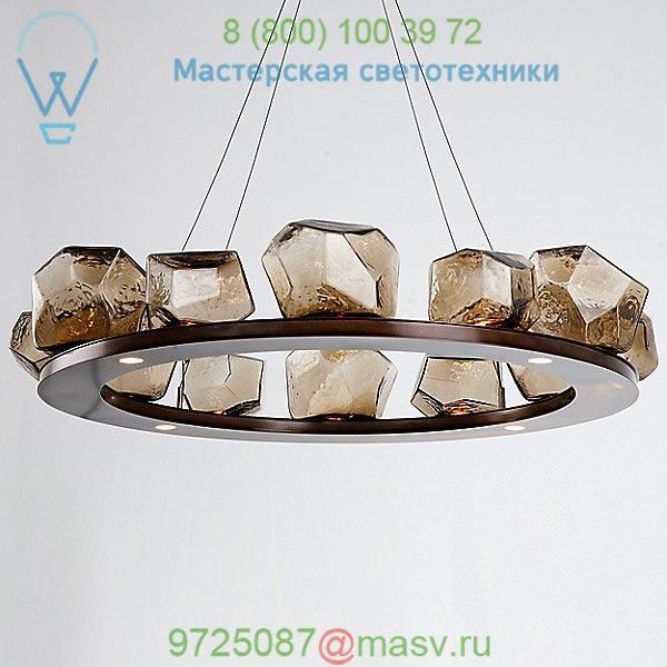 CHB0039-0A-FB-B-CA1-L1 Hammerton Studio Gem Bezel Ring LED Chandelier, светильник