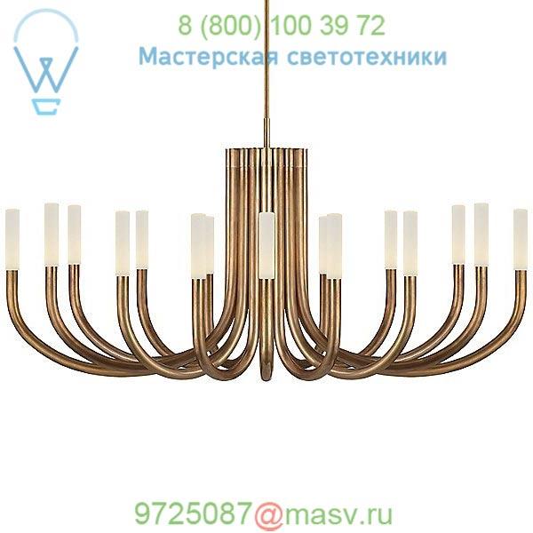 KW 5585AB-EC Visual Comfort Rousseau LED Oval Chandelier, светильник