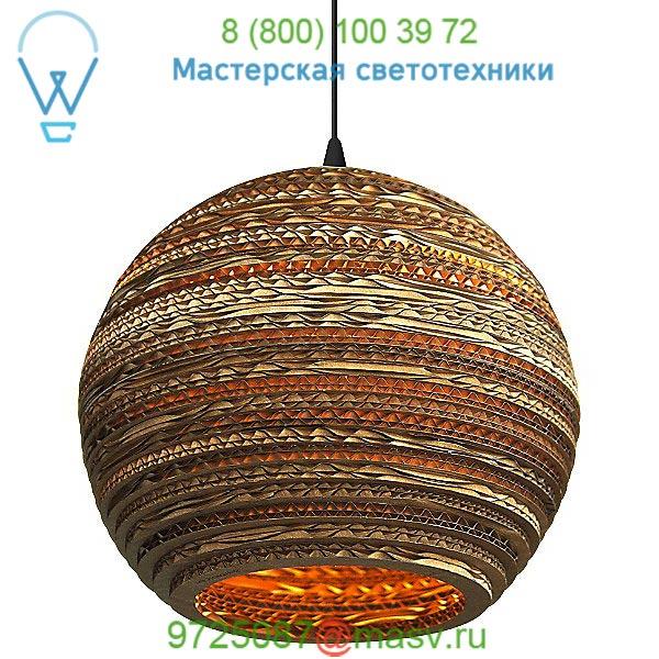 Graypants LA-MOON 10 Moon Scraplight Natural Pendant Light (Small/E26 Medium Base) - OPEN BOX, опенбокс