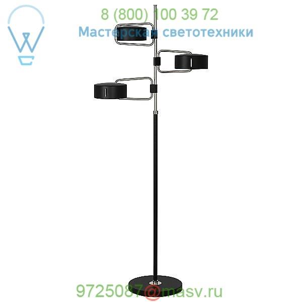 Simon 3 Light Floor Lamp Robert Abbey 1550, светильник