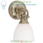 2201-AGB Hudson Valley Lighting Pelham Wall Sconce with Glass Shade, настенный светильник