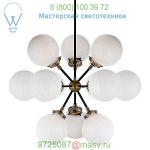 Visual Comfort S 5270HAB/BLK-WG Bistro Small Round Chandelier, светильник