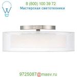 Metropolis LED Semi-Flush Mount Ceiling Light Modern Forms FM-16818-BN, светильник