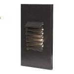 Vertical Louvered LED Step and Wall Light WL-LED220-AM-BK WAC Lighting, уличный светодиодный светильник