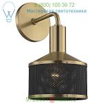 Yoko Wall Sconce H119101-AGB/BK Mitzi - Hudson Valley Lighting, настенный светильник