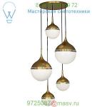 Robert Abbey 791 Rio Multipoint 5 Light Chandelier, светильник