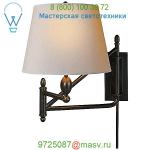 Paulo Swingarm Lamp TOB 2203BZ-NP Visual Comfort, бра