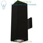 WAC Lighting Cube Architectural 6" Ultra Narrow LED Wall Sconce DC-WS06-U827B-BK, уличный настенный светильник