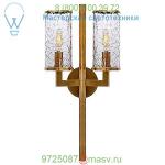 KW 2201AB-CRG Liaison Double Wall Sconce Visual Comfort, настенный светильник бра