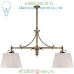 Sloane 2-Light Shop Pendant Light Visual Comfort CHC 5102AB-AB, подвесной светильник