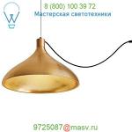 SWEL STR SNG NRW BRA/BRA Pablo Designs Swell String Single Pendant Light - Brass, подвесной светильник