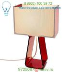 TT 14 RED Tube Top Table Lamp - Colors Pablo Designs, настольная лампа