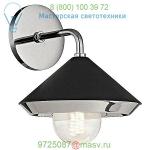 Marnie Wall Sconce Mitzi - Hudson Valley Lighting H139101-AGB/BK, настенный светильник