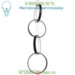 Rings Four-Ring LED Pendant PD-26804-BK Modern Forms, светильник