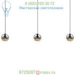 Grapes 3 Light LED Rectangular Multipoint Pendant SONNEMAN Lighting 2920.01-SML, светильник