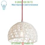 Trama 2 Pendant Light In-Es Art Design TRAMA 2 WHITE/YELLOW CABLE, светильник