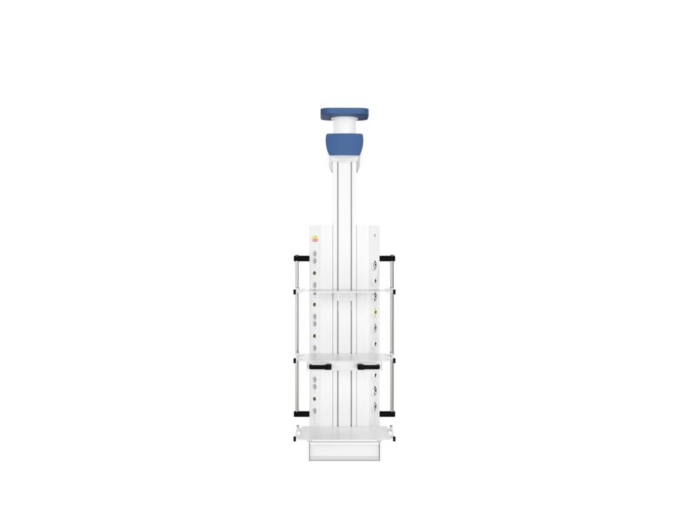 Потолочная одноплечевая вертикальная медицинская консоль CADUCEUS C1-V