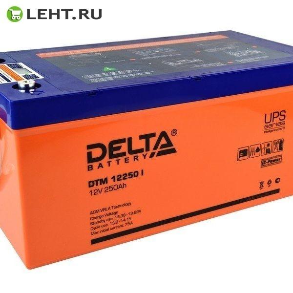 Delta DTM 12250 I: Аккумулятор герметичный свинцово-кислотный